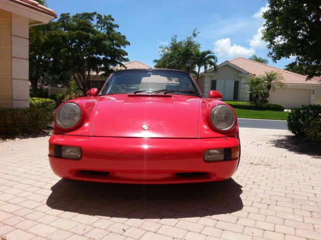 1983 Red Porsche 911 Convertible