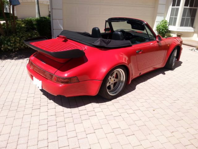 1983 Red Porsche 911 Convertible
