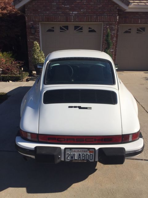 1983 White Porsche 911 Coupe