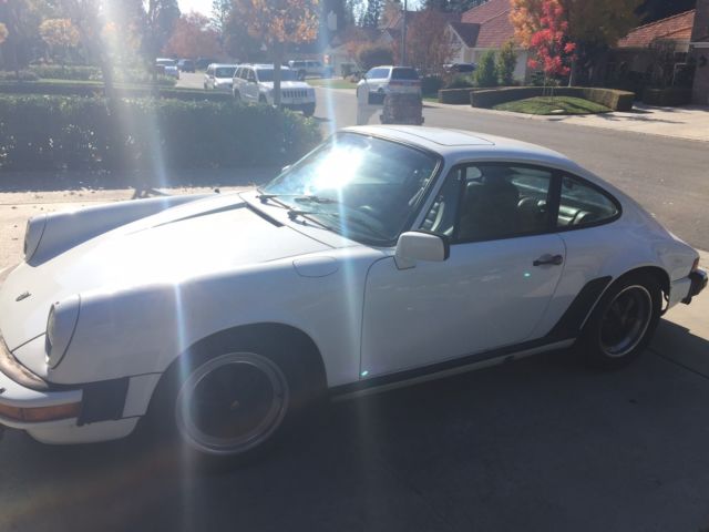 1983 White Porsche 911 Coupe