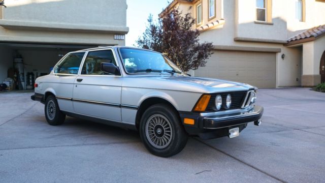 1983 Silver BMW 3-Series Coupe