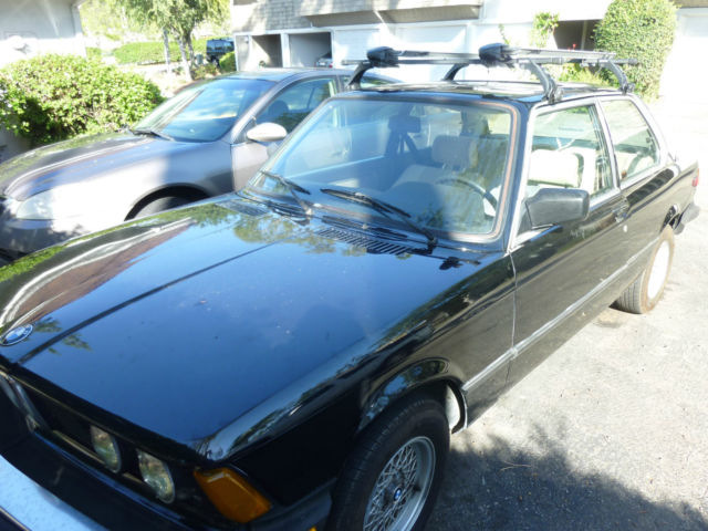 1983 Black BMW 3-Series Coupe