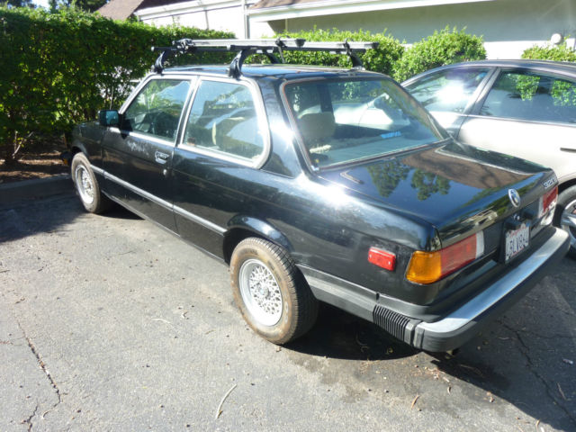 1983 Black BMW 3-Series Coupe