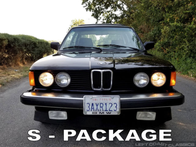 1983 Black BMW 3-Series Coupe
