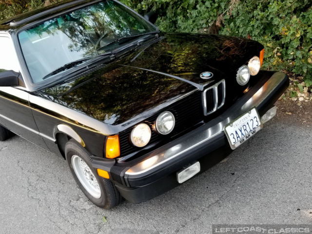 1983 Black BMW 3-Series Coupe