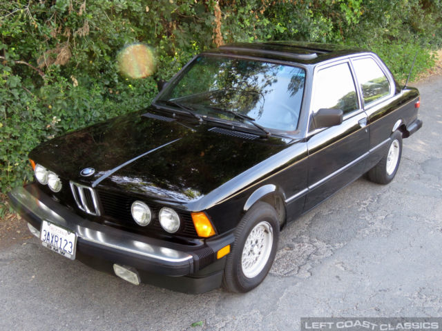 1983 Black BMW 3-Series Coupe
