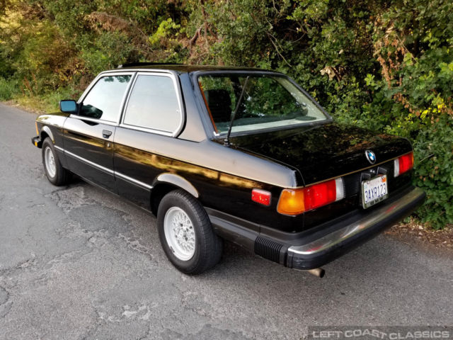 1983 Black BMW 3-Series Coupe