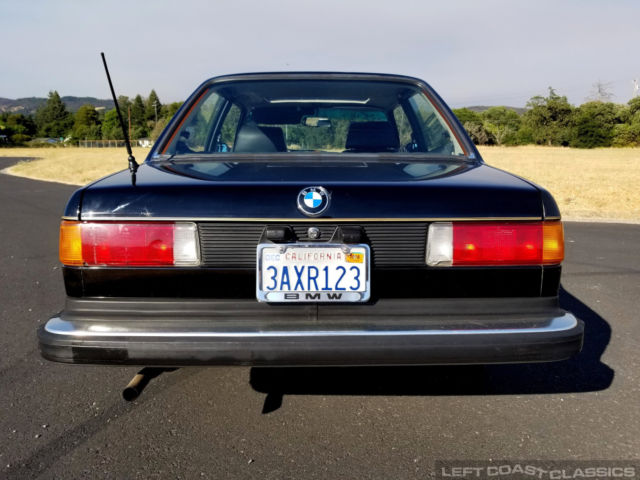 1983 Black BMW 3-Series Coupe