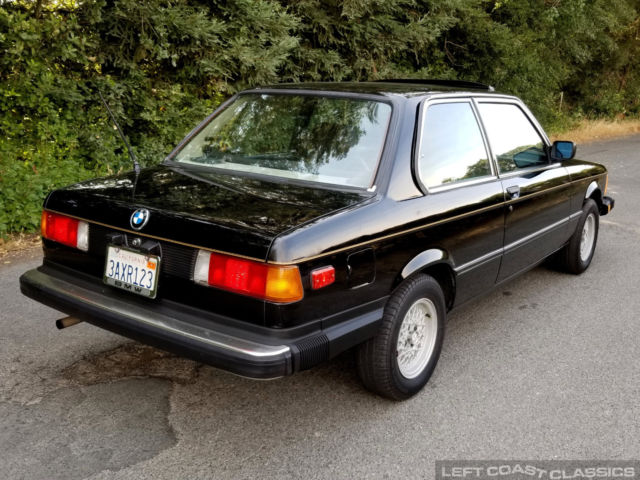 1983 Black BMW 3-Series Coupe