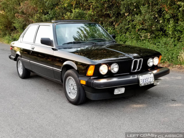1983 Black BMW 3-Series Coupe