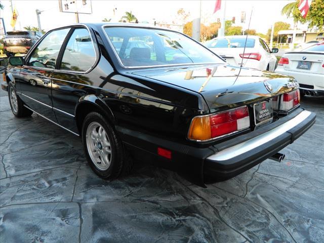 1983 Black BMW 6-Series 633CSi 2dr Coupe