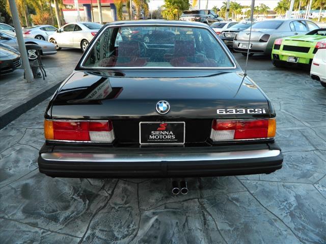 1983 Black BMW 6-Series 633CSi 2dr Coupe