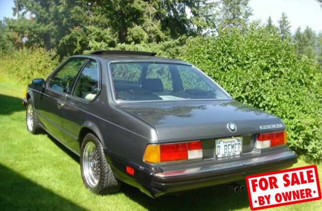 1983 Gray BMW 633Csi Coupe