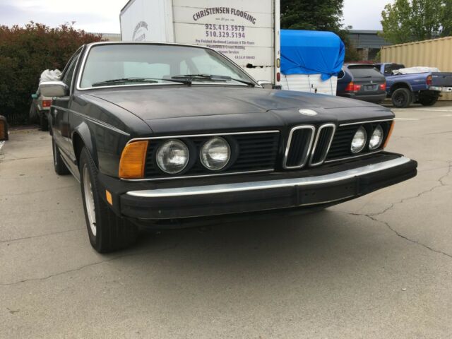 1983 Black BMW 6-Series Coupe