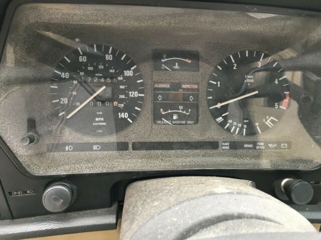 1983 Black BMW 6-Series Coupe