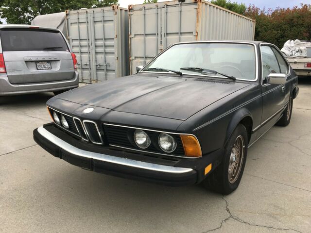 1983 Black BMW 6-Series Coupe