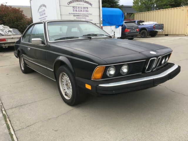 1983 Black BMW 6-Series Coupe