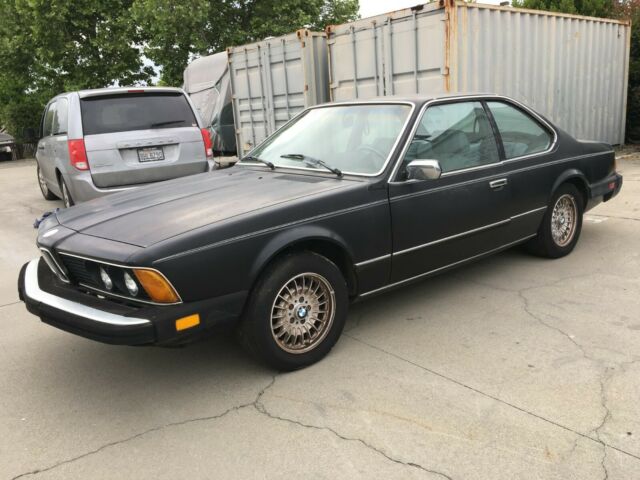 1983 Black BMW 6-Series Coupe