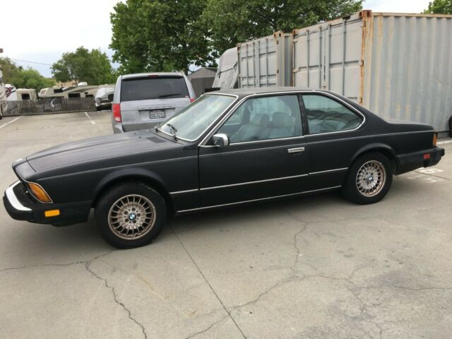 1983 Black BMW 6-Series Coupe