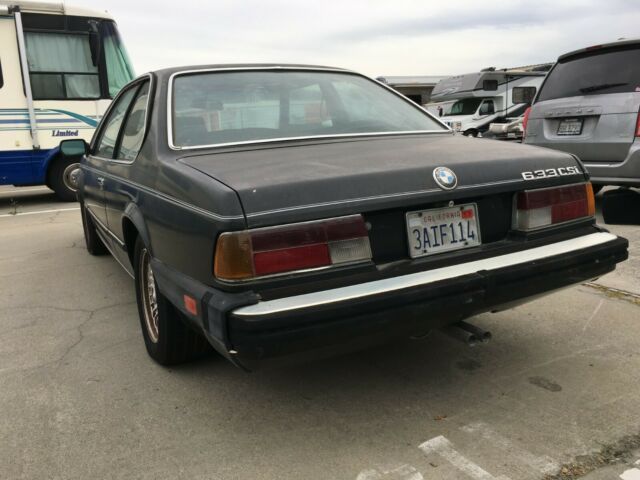 1983 Black BMW 6-Series Coupe