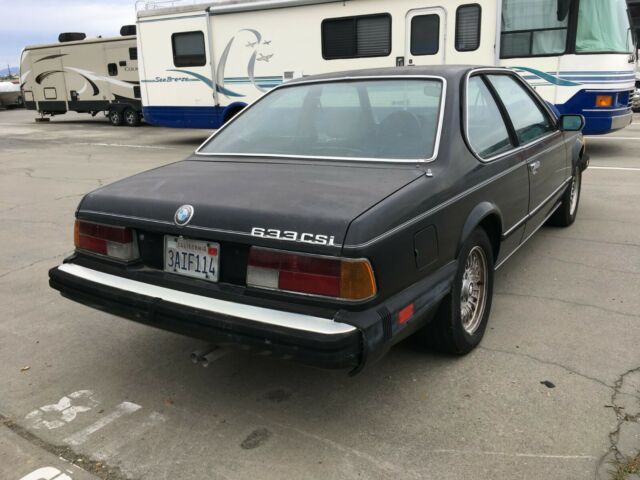 1983 Black BMW 6-Series Coupe