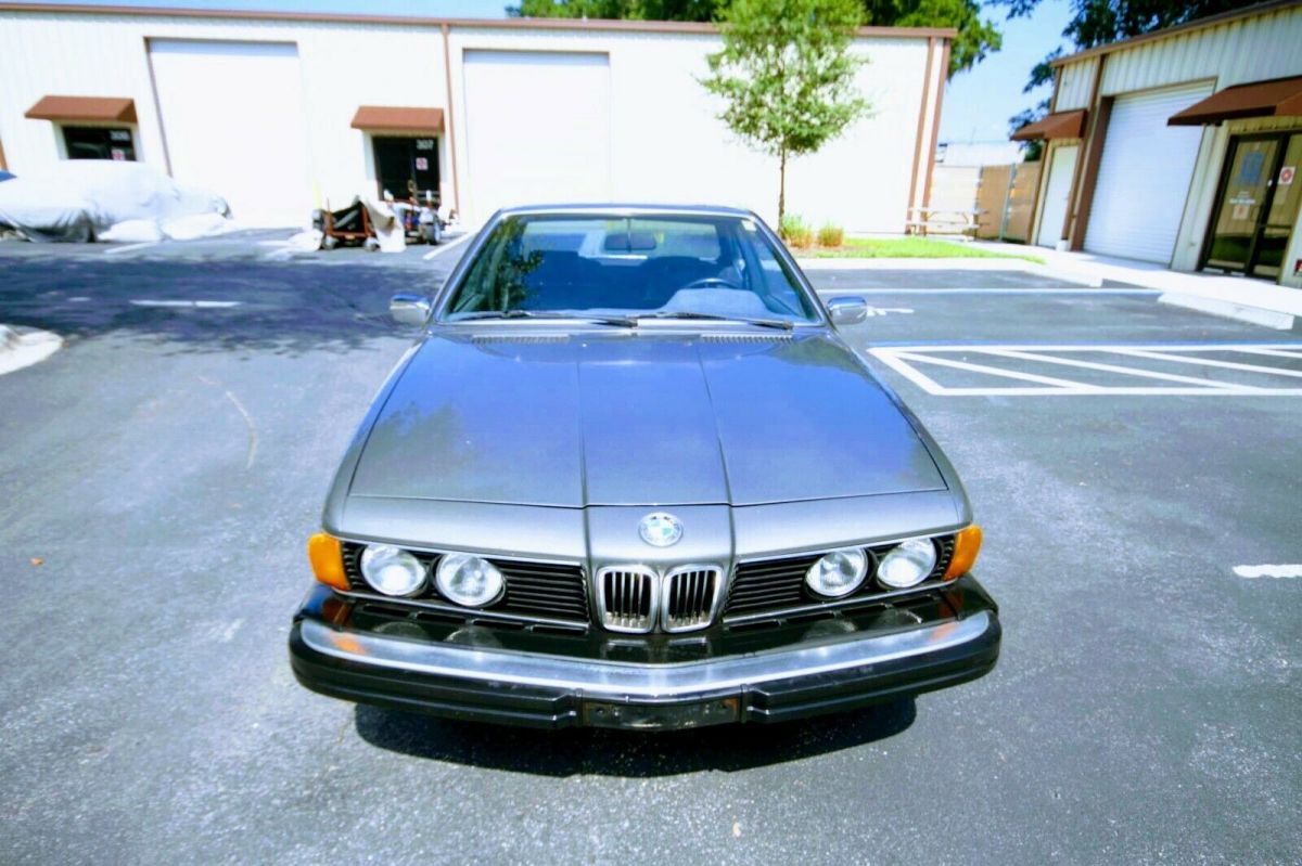 1983 Gray BMW 6-Series Coupe