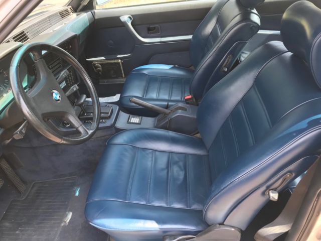 1983 Silver BMW 6-Series Coupe