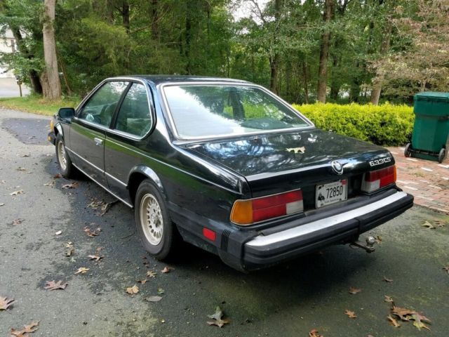 1983 Black BMW 6-Series Coupe