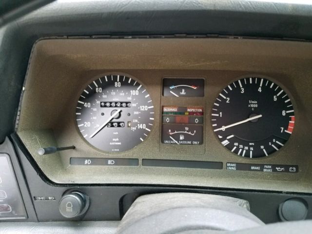 1983 Black BMW 6-Series Coupe