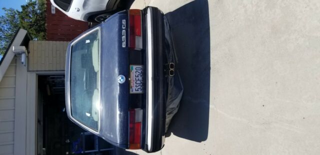 1983 Blue BMW 6-Series Coupe