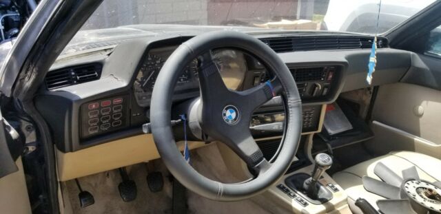 1983 Blue BMW 6-Series Coupe