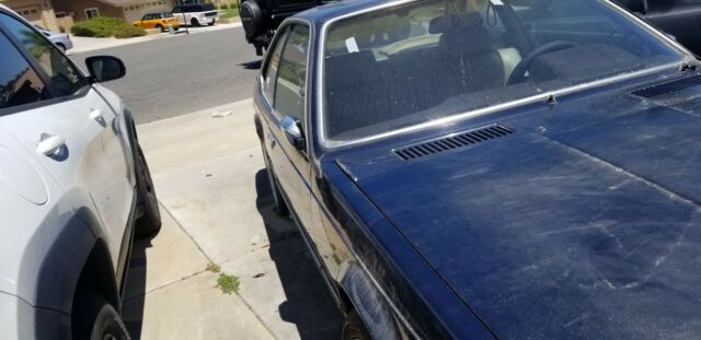 1983 Blue BMW 6-Series Coupe