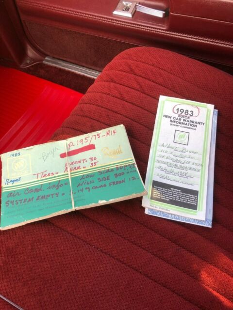 1983 maroon/black Chevrolet Malibu long roof