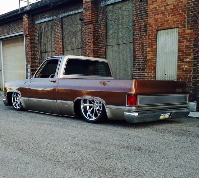 1983 Folded bronze/ pale adobe Chevrolet C-10 Fleet side