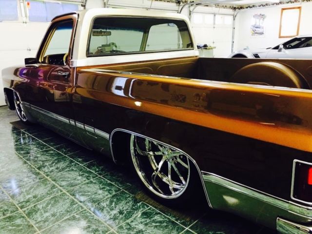 1983 Folded bronze/ pale adobe Chevrolet C-10 Fleet side