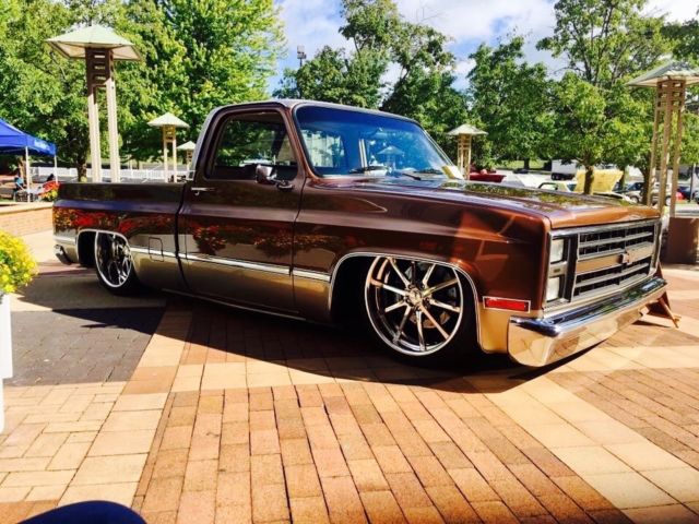 1983 Folded bronze/ pale adobe Chevrolet C-10 Fleet side