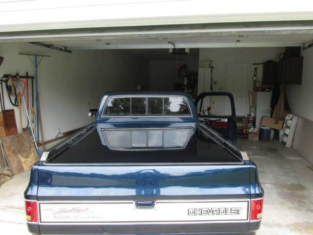 1983 Black Sapphire Metallic with Blue Pearl Chevrolet Silverado 1500 8 foot bed