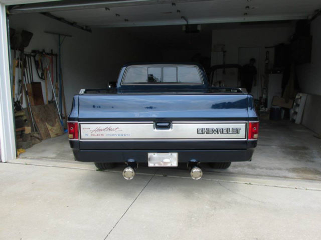 1983 Black Sapphire Metallic with Blue Pearl Chevrolet Silverado 1500 8 foot bed