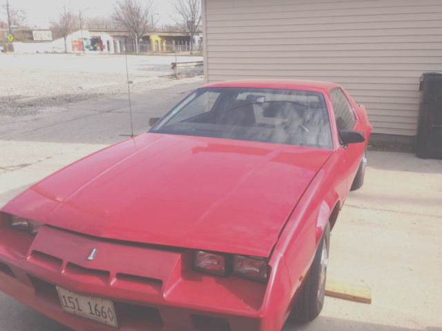 1983 Red Chevrolet Camaro Coupe
