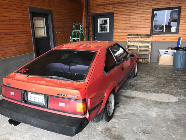 1983 Red Toyota Celica Hatchback