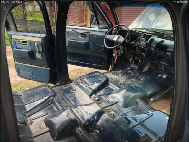 1983 Blue Chevrolet C/K Pickup 3500 Crew Cab Pickup
