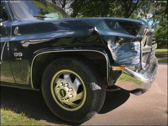 1983 Blue Chevrolet C/K Pickup 3500 Crew Cab Pickup