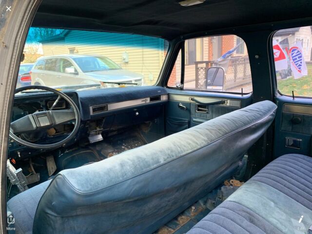 1983 Blue Chevrolet C/K Pickup 3500 Crew Cab Pickup