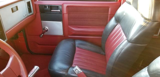 1983 Red Chevrolet Blazer