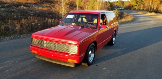 1983 Red Chevrolet Blazer