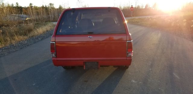 1983 Red Chevrolet Blazer