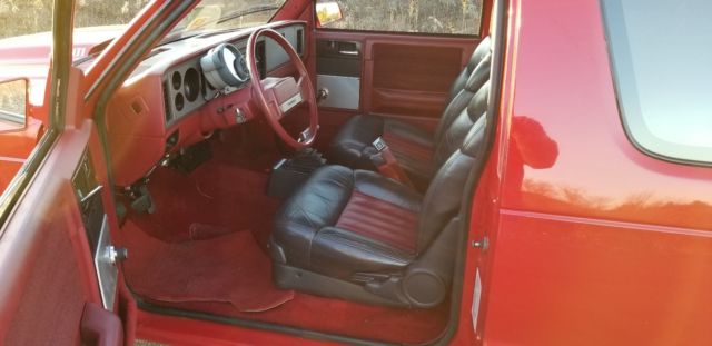 1983 Red Chevrolet Blazer