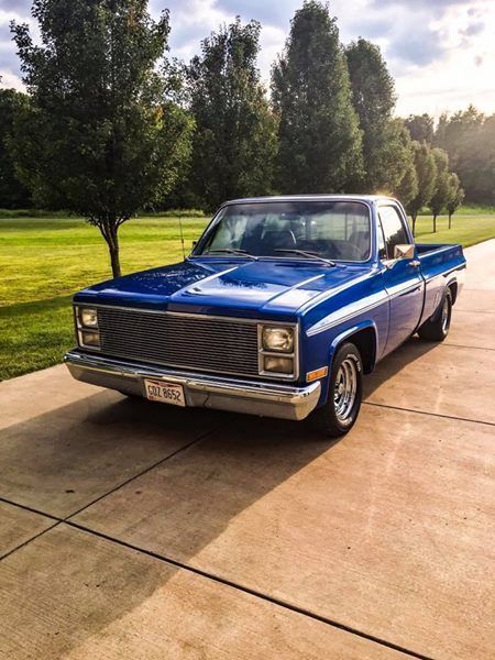1983 Blue Chevrolet C-10 Standard Cab Pickup