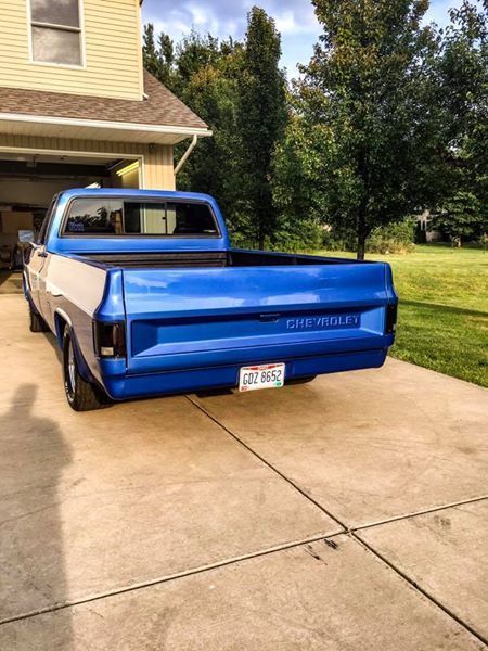 1983 Blue Chevrolet C-10 Standard Cab Pickup