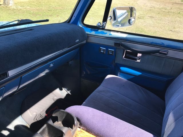 1983 Blue Chevrolet C-10 Standard Cab Pickup